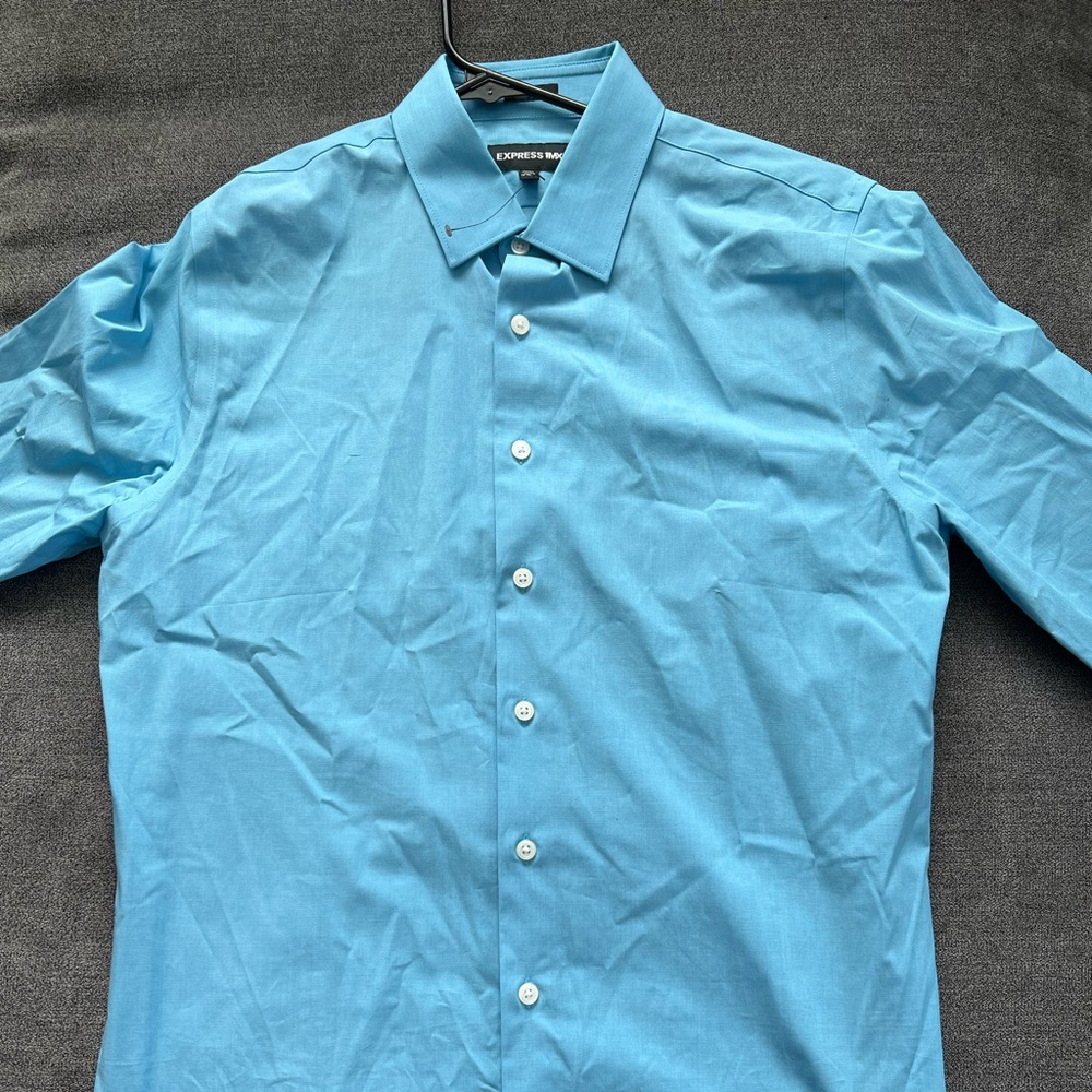 Express dress shirt baby blue